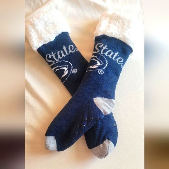 Penn State Fleece Lined Grippy Socks - Picture 1 of 2